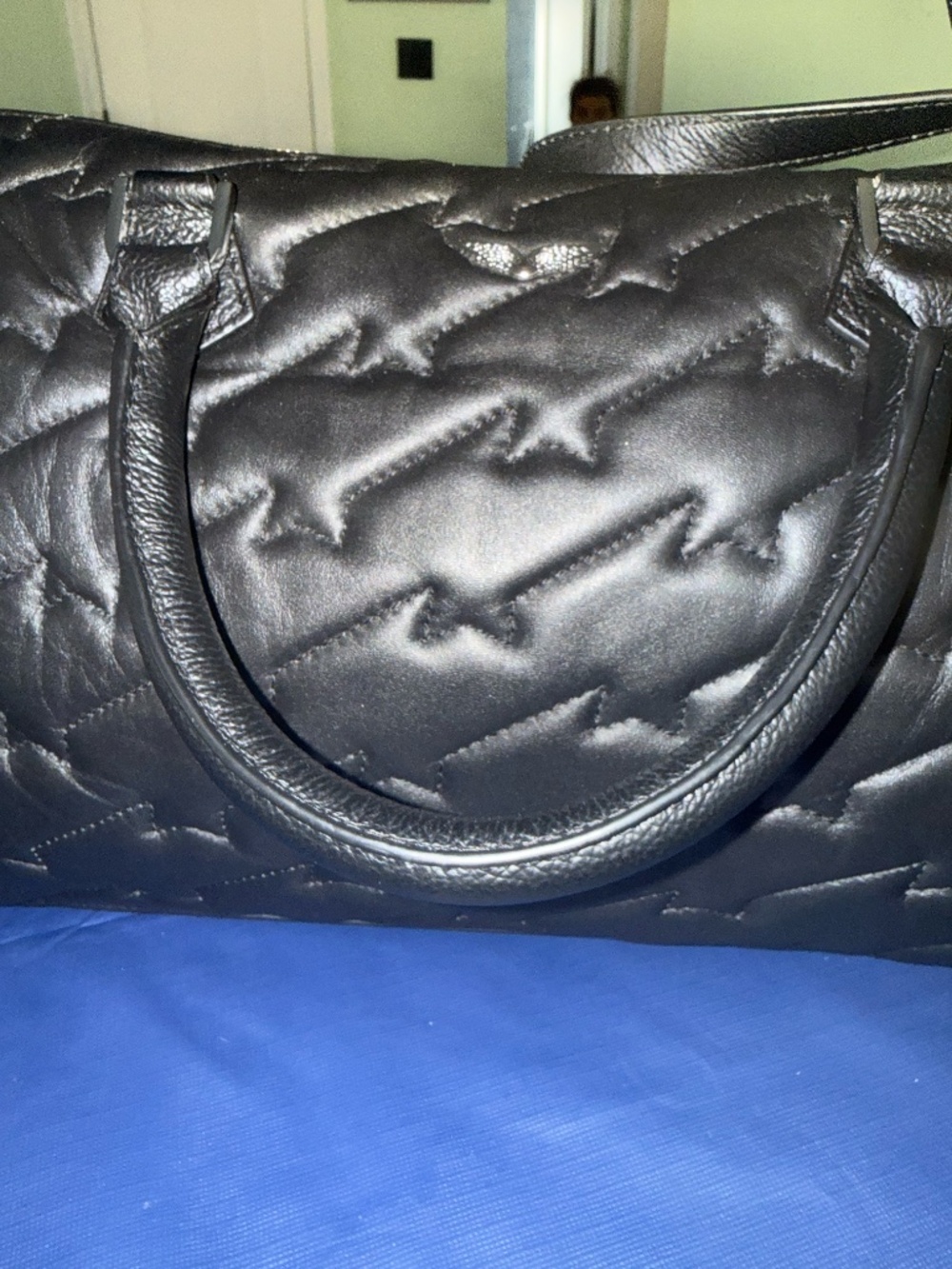 Zadig & Voltaire Wings Quilted Leather Top Handle/Crossbody Bag - Picture 3 of 7